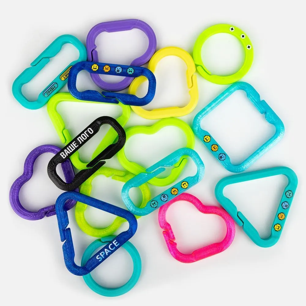 Брелок Impreso, 3D-печать на заказ, круг