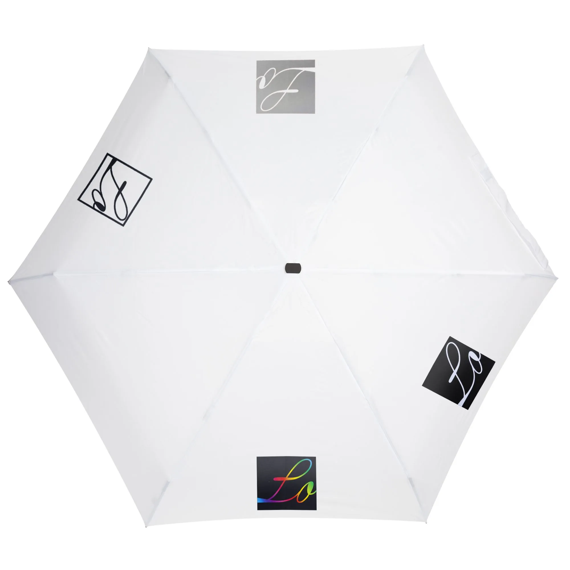 Зонт складной Five, белый