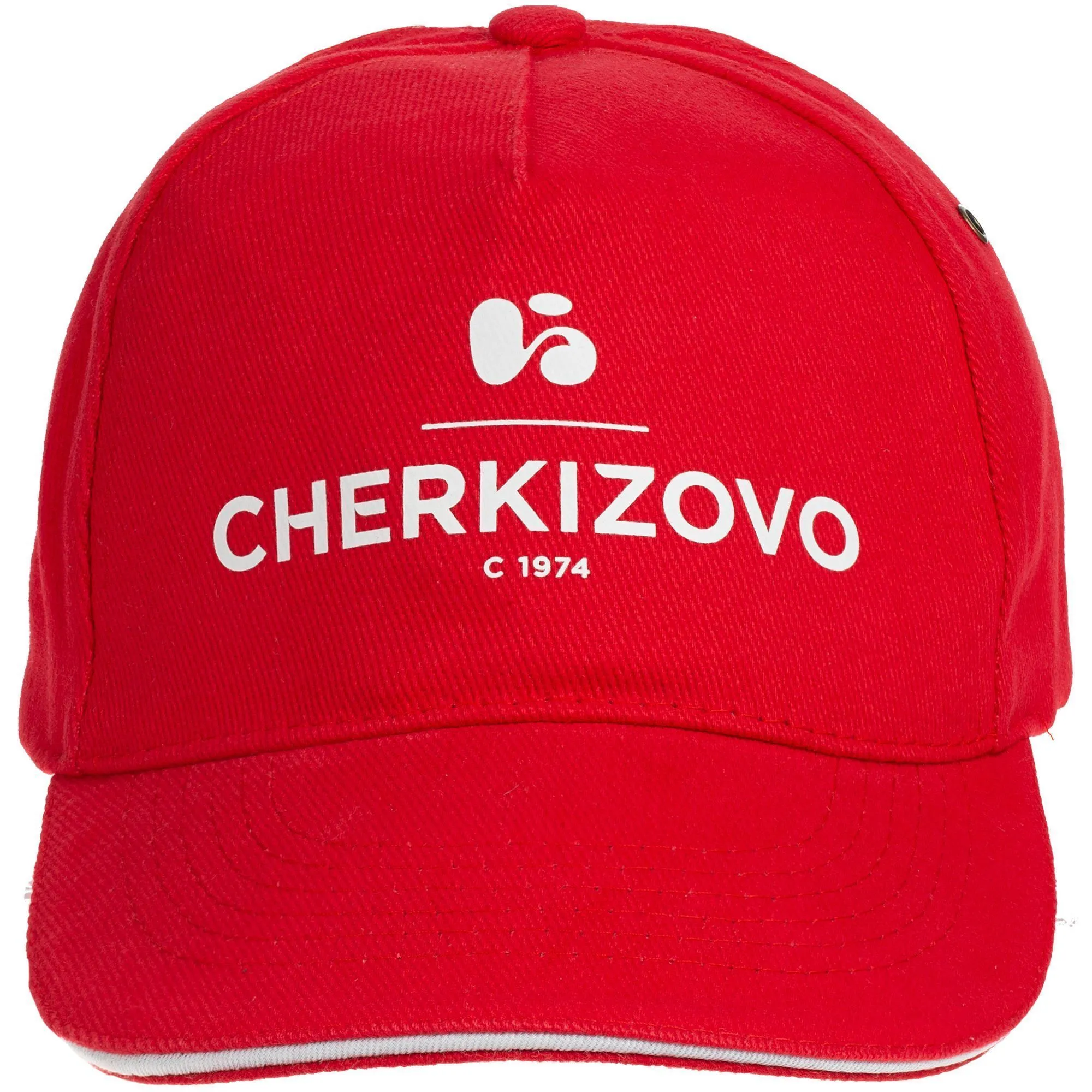 Бейсболка Classic, красная с белым кантом