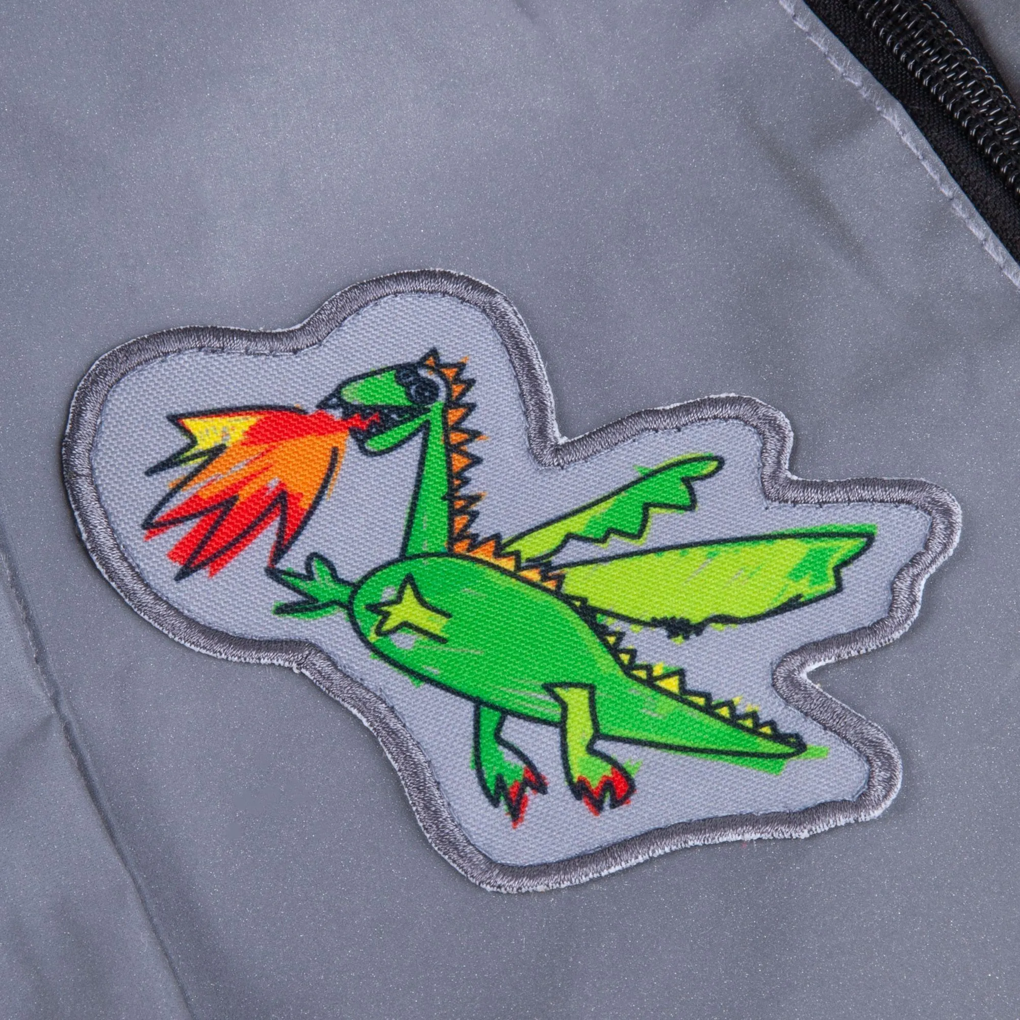 Рюкзак детский Manifest из светоотражающей ткани, серый