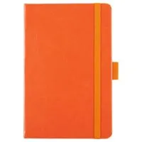 Блокнот Freenote Mini, в линейку, оранжевый с логотипом