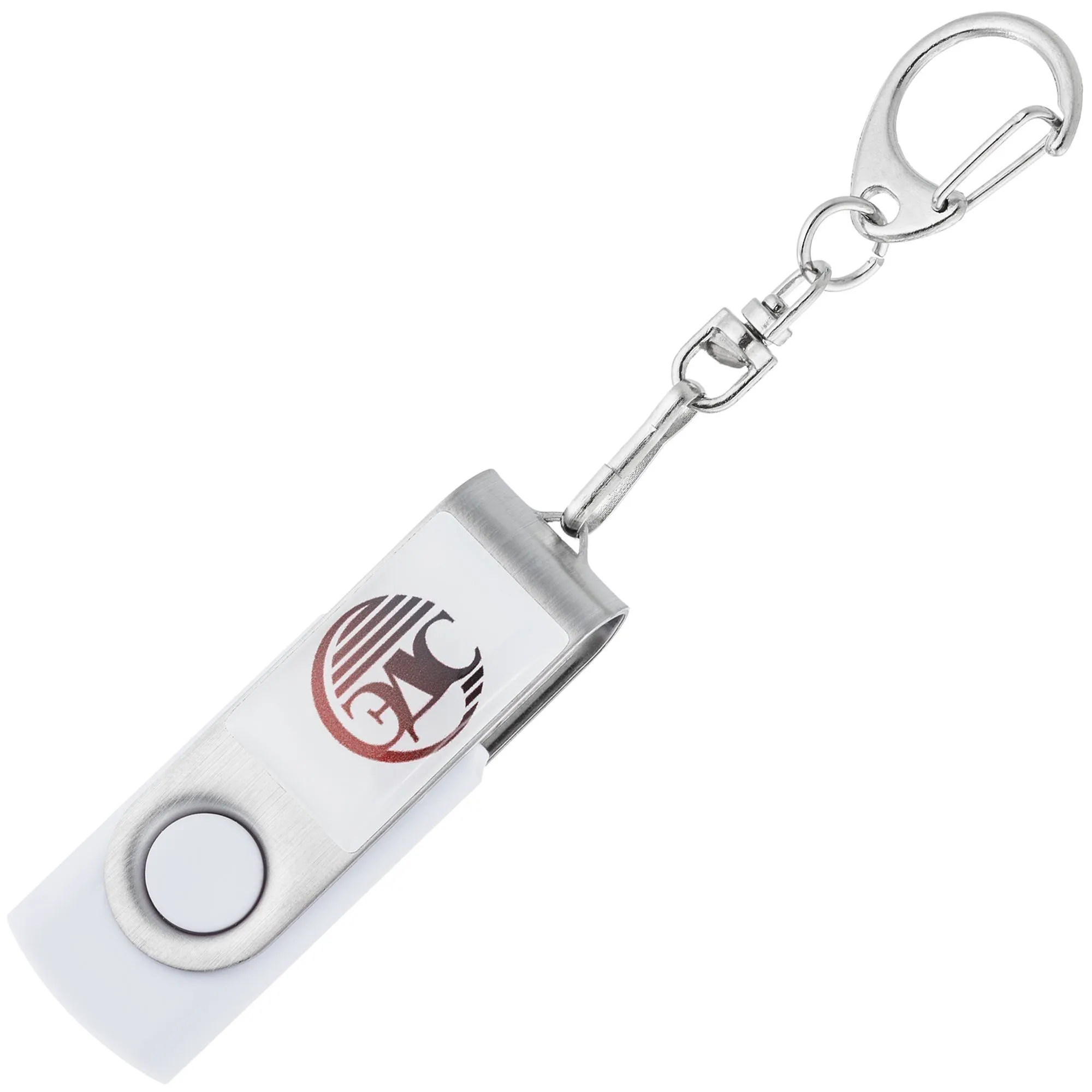 Флешка Twist, белая, 8 Гб