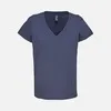 Футболка женская Regent Women с V-образным вырезом, кобальт (темно-синяя) с логотипом