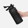 Набор спортивных бутылок Aquapack, черный с логотипом