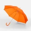 Зонт-трость Promo, оранжевый с логотипом