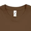 Футболка унисекс Regent 150, коричневая с логотипом