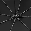 Зонт складной Basic, черный с логотипом