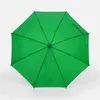 Зонт-трость Promo, зеленый с логотипом