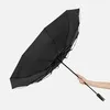 Зонт складной Regenfall, черный