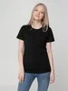 Футболка женская T-bolka Lady, черная, размер S