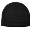 Шапка Fleecy, черная с логотипом