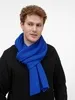 Шарф Nobilis Mono, ярко-синий с логотипом