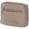 Косметичка MD20 Mini, серо-коричневая с логотипом