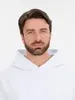 Худи оверсайз унисекс Outshine, белое с логотипом
