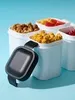 Ланчбокс для снеков Lunch Crunch, белый с черным с логотипом
