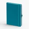 Ежедневник Favor, недатированный, бирюзовый с логотипом