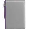 Ежедневник Spain Shall на заказ, недатированный, серый с фиолетовым
