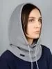 Капор-капюшон Zaliv, серый с логотипом