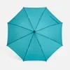 Зонт-трость Standard, бирюзовый с логотипом