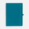 Ежедневник Favor, недатированный, бирюзовый с логотипом