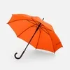 Зонт-трость Standard, оранжевый неон с логотипом