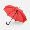 Зонт-трость Standard, красный с логотипом