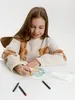 Сумка для раскрашивания Create, белая с логотипом