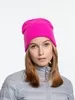 Шапка Urban Flow, розовый неон с логотипом