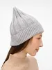 Шапка Bellish, светло-серый меланж с логотипом