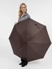 Зонт-трость Classic, коричневый с логотипом