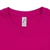 Футболка унисекс Regent 150, ярко-розовая (фуксия) с логотипом