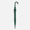 Зонт-трость Promo, темно-зеленый с логотипом