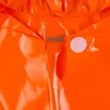 Дождевик-плащ CloudTime, оранжевый с логотипом