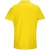 Рубашка поло унисекс Pulse, желтая с логотипом