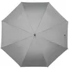 Зонт-трость Manifest со светоотражающим куполом, серый с логотипом