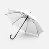 Зонт-трость Standard, белый с логотипом