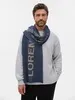 Шарф на заказ InRib Grand, XXXL, полушерсть с логотипом