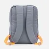 Рюкзак B2, серый с оранжевыми стропами с логотипом