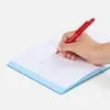 Ручка шариковая Prodir DS11 PMP, красная с логотипом