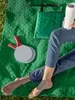 Плед для пикника Soft & Dry, зеленый с логотипом