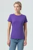 Футболка женская Miss 150, темно-фиолетовая с логотипом