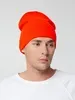 Шапка Tube Top, красная (кармин) с логотипом