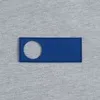 Лейбл из ПВХ с вырубкой «Круг», синий