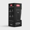 Термокружка Icon 470, черная с логотипом