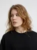 Футболка оверсайз унисекс Lavinia, черная с логотипом