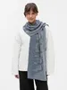 Шарф Denim XXL на заказ, полушерсть с логотипом