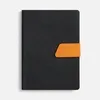 Ежедневник Boom, недатированный, черный с оранжевым