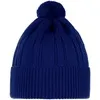 Шапка Knit Beat, темно-синяя с логотипом