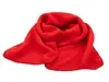 Шарф Fleecy, красный с логотипом