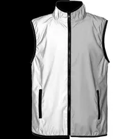 Жилет двусторонний Manifest из светоотражающей ткани, серый с логотипом